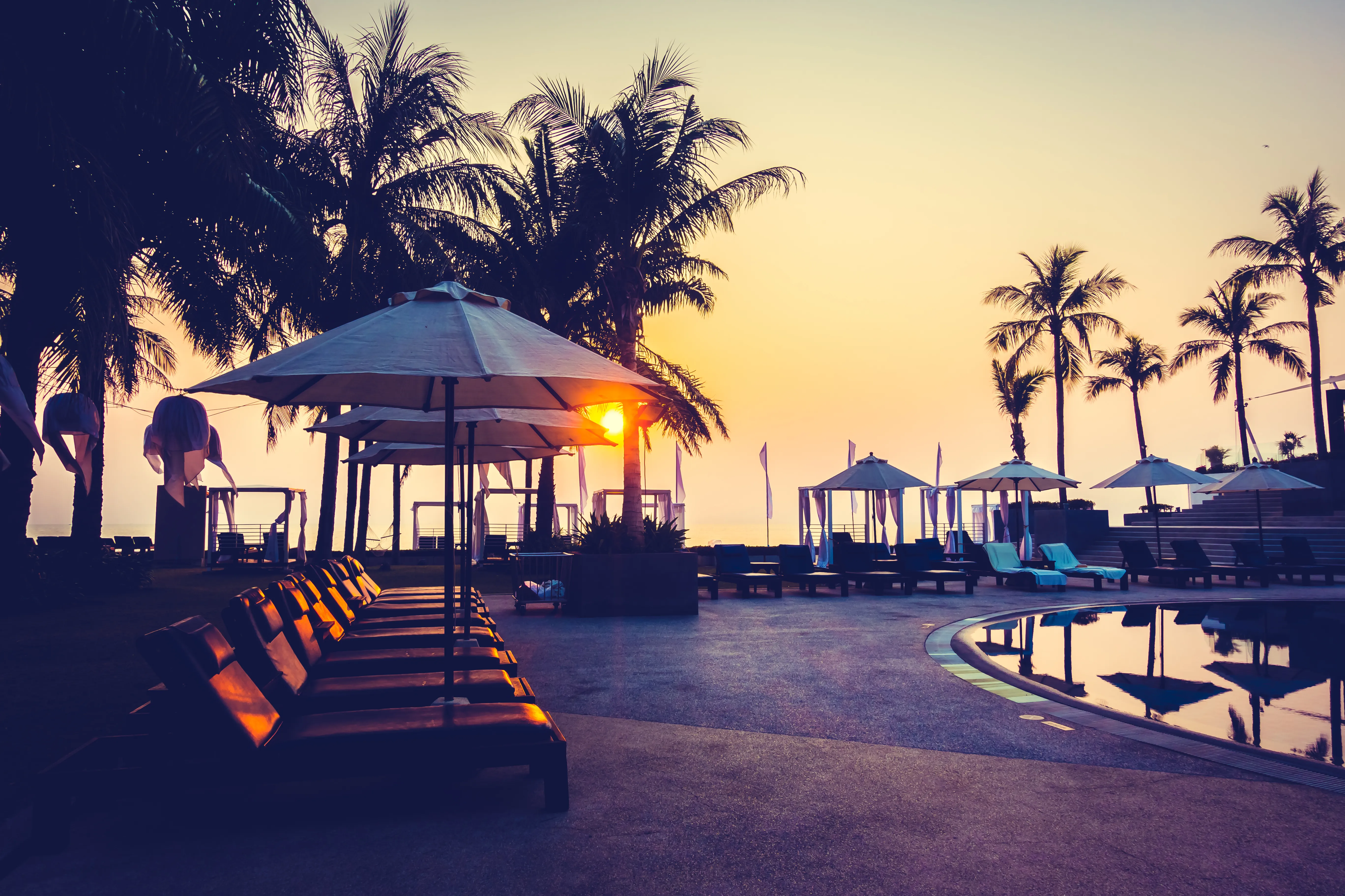 Luxury Villa Background
